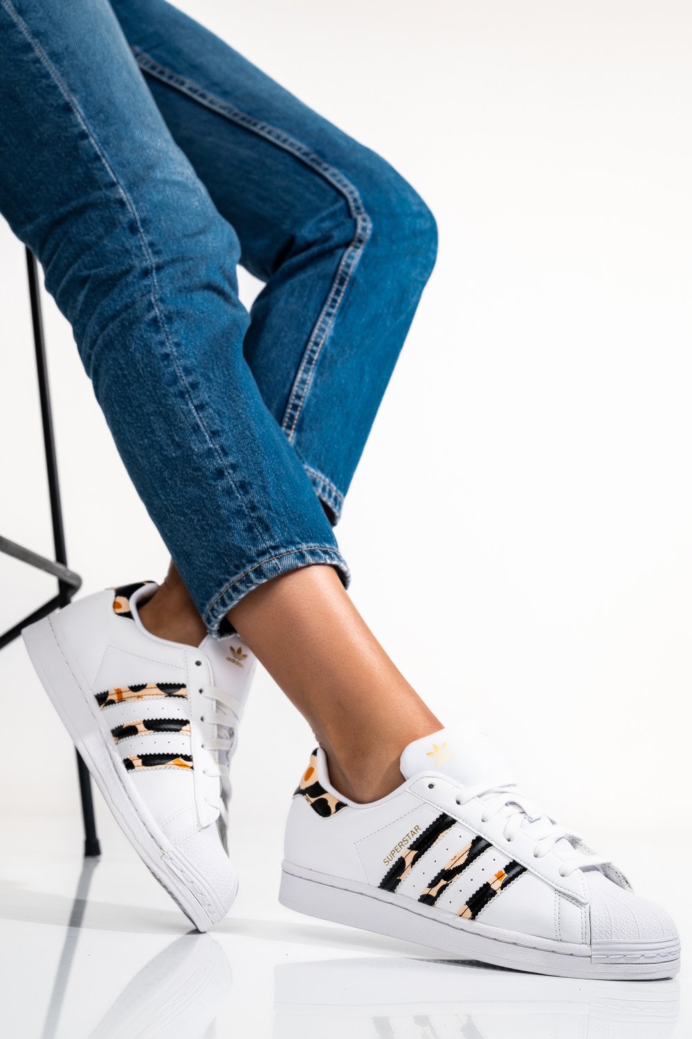 ADIDAS, PANTOFI SPORT WHITE SUPERSTAR
