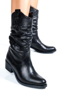 CIZME DAMA PIELE NATURALA NEGRE 202842NP
