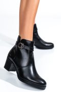 GHETE FEMEI PIELE NATURALA NEGRE TOC MIC WS77H70H05