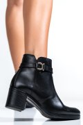 GHETE FEMEI PIELE NATURALA NEGRE TOC MIC WS77H70H05