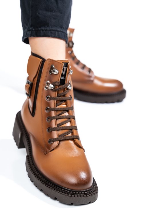 Ghete dama piele naturala maro 3s7789