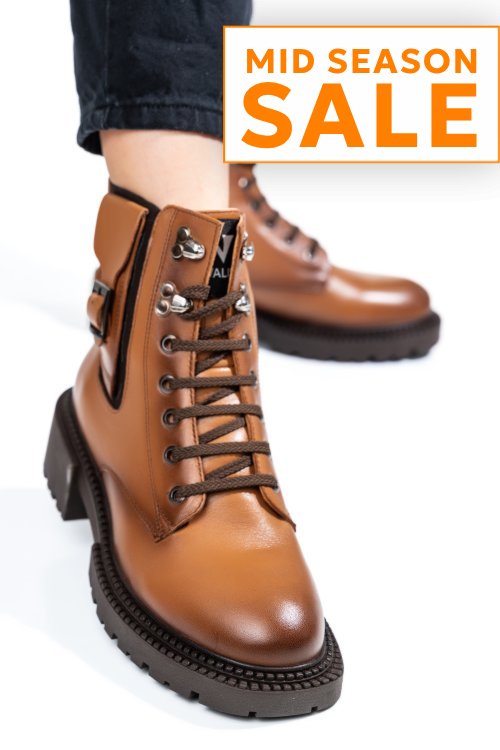 Ghete dama piele naturala maro 3s7789