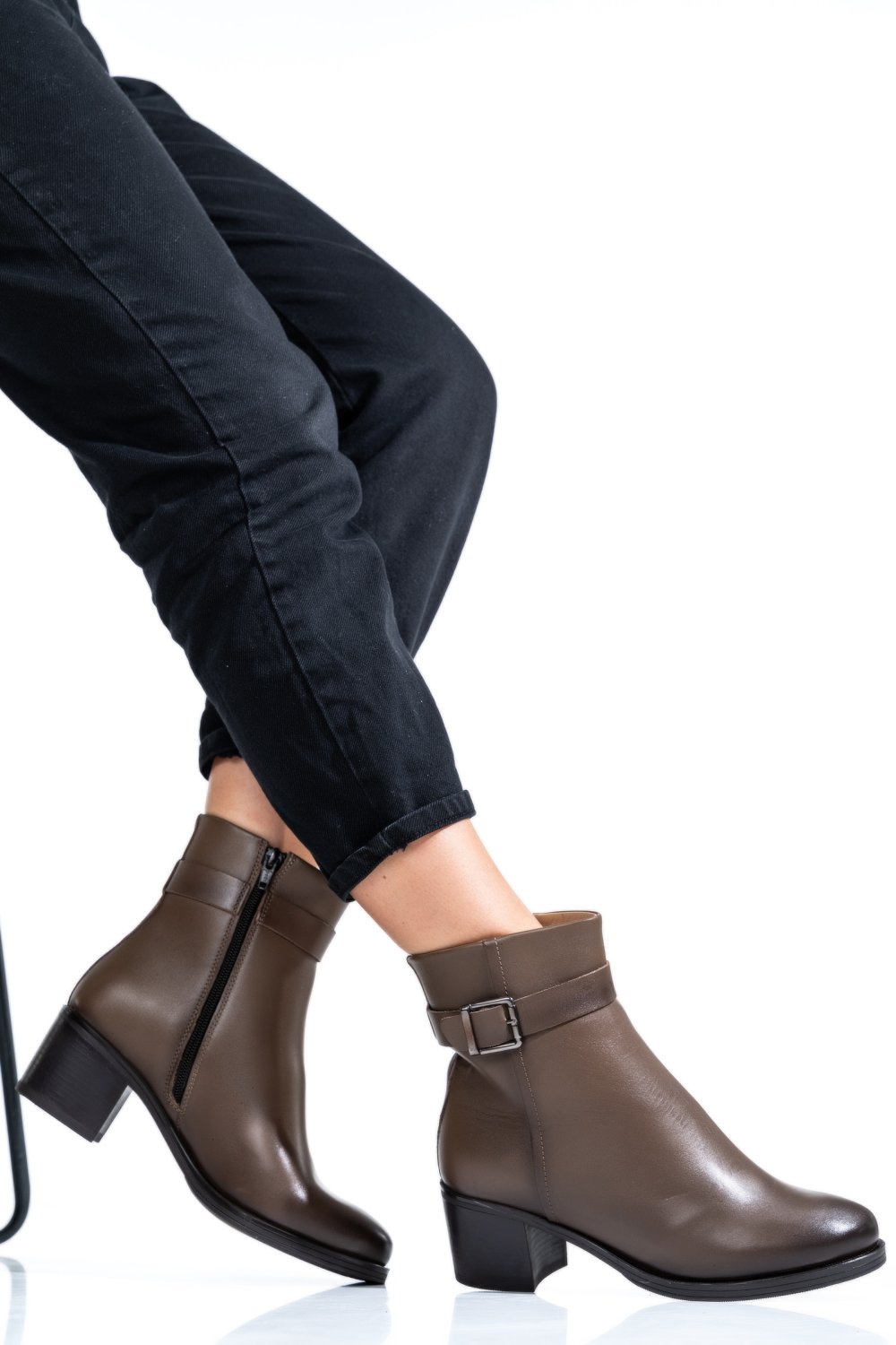 GHETE DAMA PIELE NATURALA MARO TOC MIC 2S7702