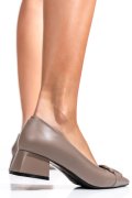 PANTOFI BEJ PIELE NATURALA 1S77653