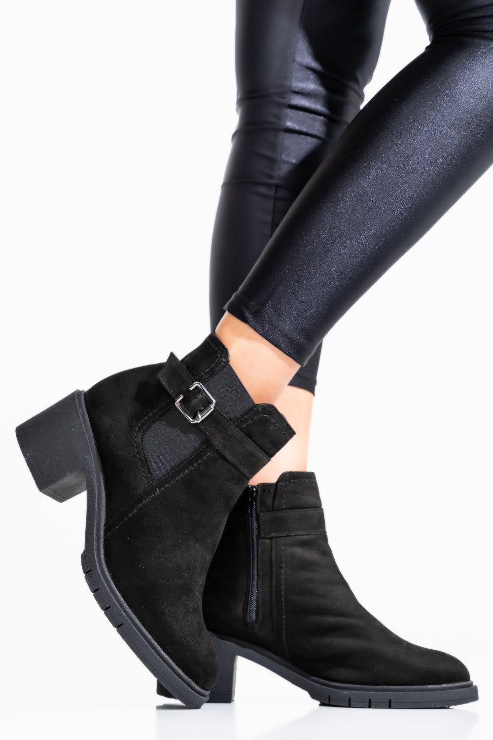 GHETE FEMEI PIELE NATURALA NEGRE 2S7732-025NBK