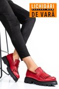 MOCASINI DAMA PIELE NATURALA ROSII 3S7795
