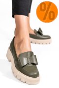 MOCASINI OLIVE PIELE NATURALA 2S77115