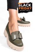 MOCASINI OLIVE PIELE NATURALA 2S77115