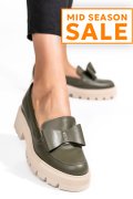 MOCASINI OLIVE PIELE NATURALA 2S77115