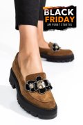 MOCASINI MARO PIELE NATURALA INTOARSA 2S7723