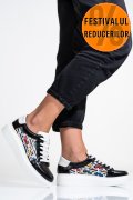PANTOFI SPORT NEGRU COLOR PIELE NATURALA 3S77000