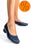 PANTOFI DAMA PIELE NATURALA BLEUMARIN TOC MIC 2S77040
