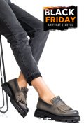 MOCASINI DAMA PIELE NATURALA PEWTER 3S7795