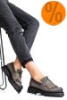 Mocasini dama piele naturala pewter 3s7795