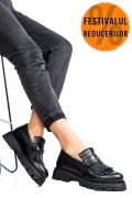 MOCASINI DAMA PIELE NATURALA BLACK 3S7795