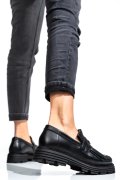 MOCASINI DAMA PIELE NATURALA BLACK 3S7795
