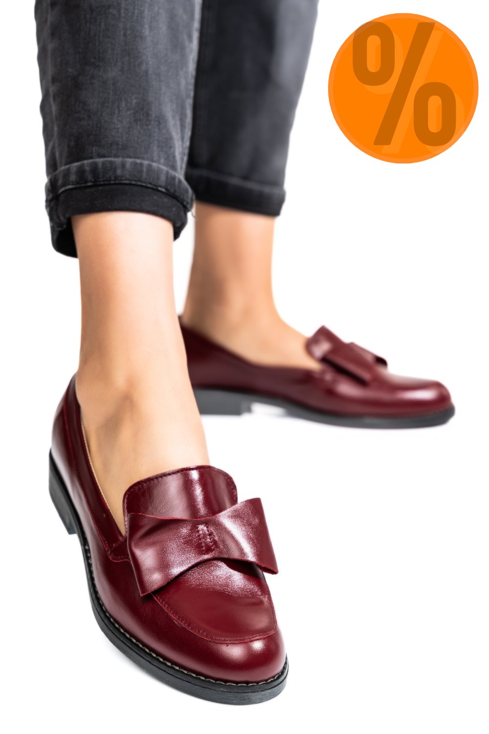 MOCASINI VISINII FEMEI PIELE NATURALA 2S77110