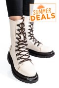 GHETE DAMA PIELE NATURALA  BEJ 2S7732-037NP