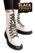 GHETE DAMA PIELE NATURALA  BEJ 2S7732-037NP