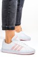 Adidas, pantofi sport white pink grand court base