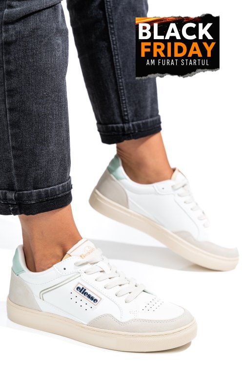 Ellesse, pantofi sport white el31w80455