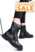 GHETE FEMEI PIELE NATURALA NEGRE 2S7732-050NP
