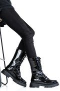 CIZME DAMA PIELE NATURALA LACUITA NEGRE 2S7732-032NPK