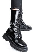 CIZME DAMA PIELE NATURALA LACUITA NEGRE 2S7732-032NPK