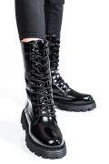 CIZME DAMA PIELE NATURALA LACUITA NEGRE 2S7732-032NPK