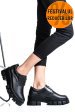 Pantofi negri piele naturala 2s77080