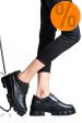 Pantofi negri piele naturala 2s77080