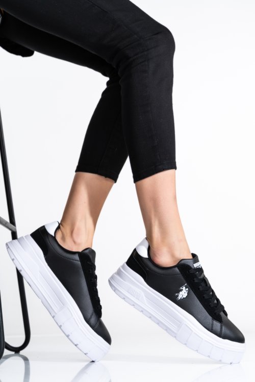 U.s. polo assn, pantofi sport black mezzo