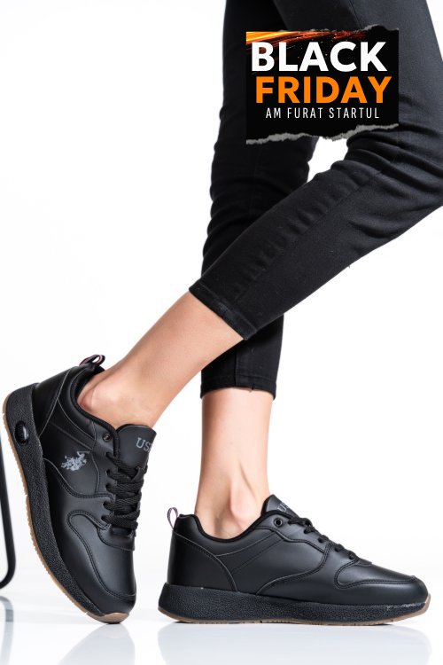 U.s. polo assn, pantofi sport black angel-wmn