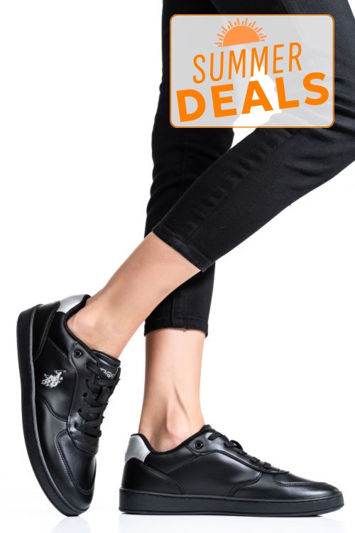 U.s. polo assn, pantofi sport all black blake