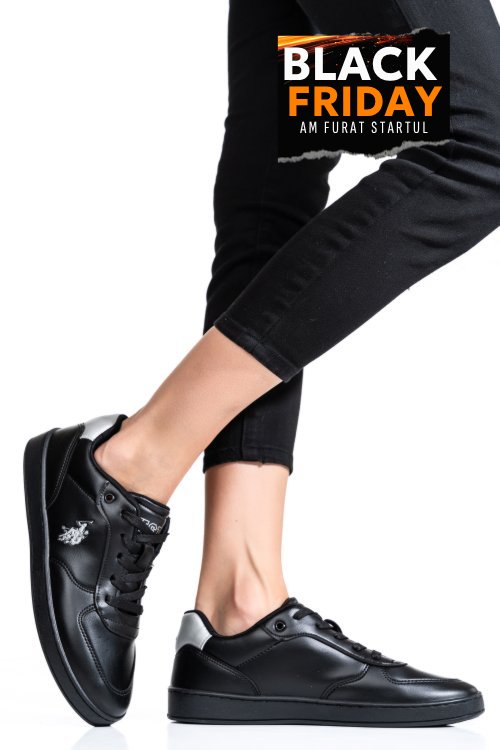 U.s. polo assn, pantofi sport all black blake