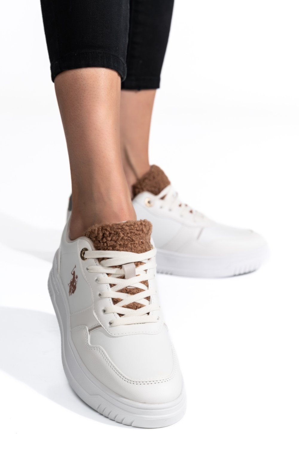 U.S. POLO ASSN, PANTOFI SPORT BEIGE ONITA