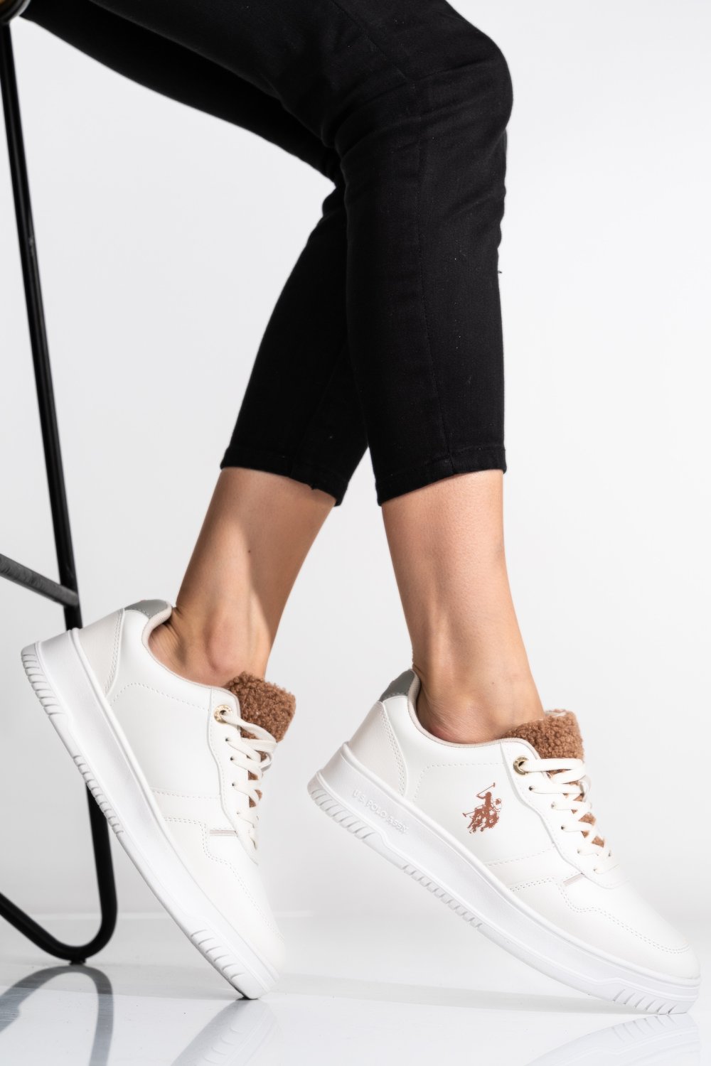 U.S. POLO ASSN, PANTOFI SPORT BEIGE ONITA