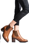 BOTINE DAMA PIELE NATURALA MARO 3S77370