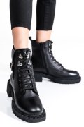 GHETE DAMA PIELE NATURALA NEGRE 3S7789