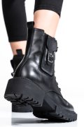 GHETE DAMA PIELE NATURALA NEGRE 3S7789
