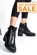 BOTINE FEMEI PIELE NATURALA NEGRE 4S7726