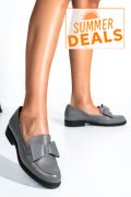 MOCASINI GRI PIELE NATURALA 2S77110
