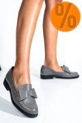 MOCASINI GRI PIELE NATURALA 2S77110
