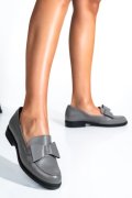MOCASINI GRI PIELE NATURALA 2S77110