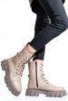 Ghete dama piele naturala taupe 2s7732-048np