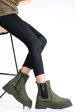 Ghete femei piele naturala khaki 2s7732-043nbk