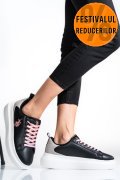 U.S. POLO ASSN, PANTOFI SPORT BLACK PINK HELIS026