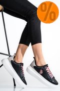 U.S. POLO ASSN, PANTOFI SPORT BLACK PINK HELIS026