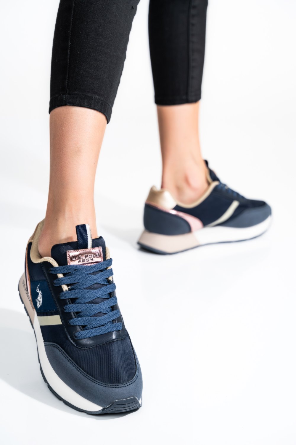 U.S. POLO ASSN, PANTOFI SPORT DARK NAVY KITTY001
