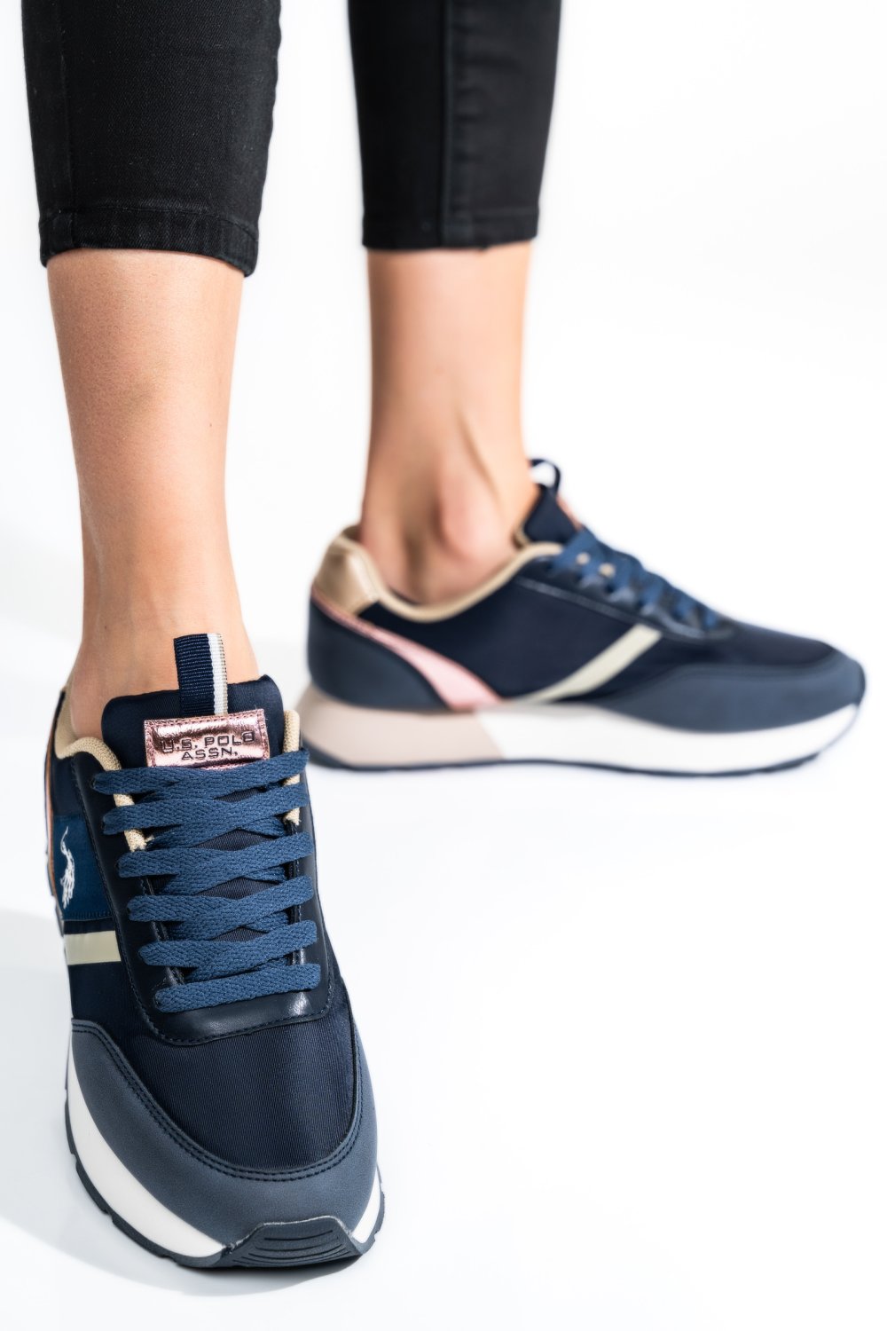 U.S. POLO ASSN, PANTOFI SPORT DARK NAVY KITTY001